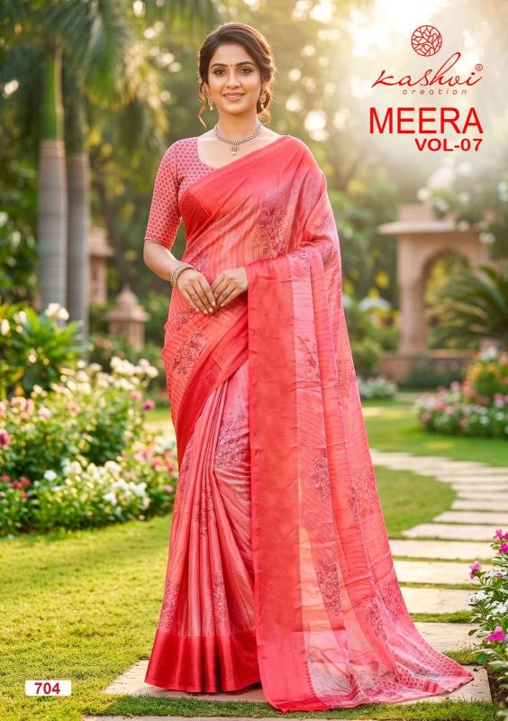 Kashvi meera vol 7 saree prices and discounts available